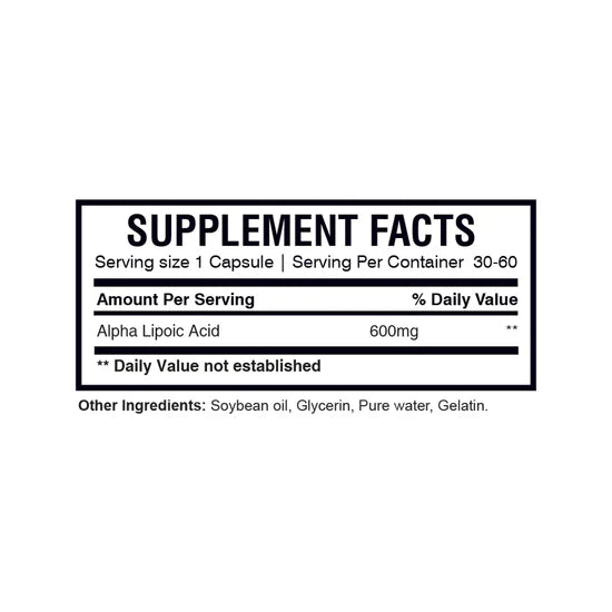 AMS Lipoic Forte Alpha Lipoic Acid 600 Mg 60 Capsules | ايه ام اس ليبويك فورت حمض ألفا ليبويك 600 ملغ – 60 كبسولة