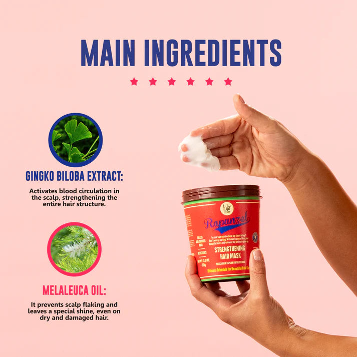Lola from Rio Rapunzel Strengthening Hair Mask - 450g | لولا فروم ريو ماسك تقوية الشعر - 450 غرام