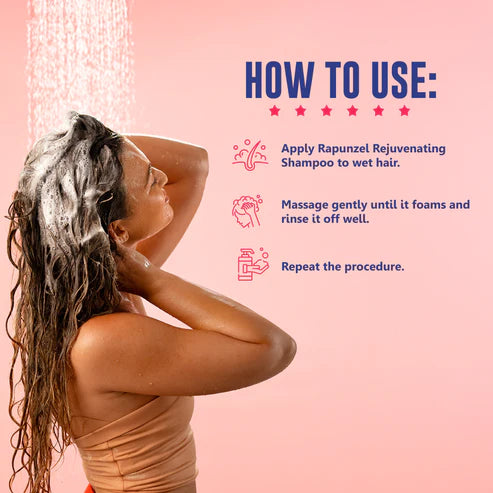 Lola from Rio Rapunzel Rejuve Nating Shampoo - 250ml | لولا فروم ريو شامبو للعناية بالشعر المتضرر - 250 مل
