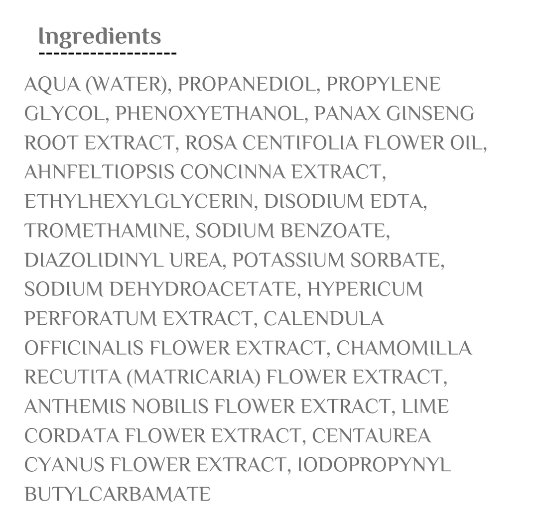 iD Skin Identity Generics Ginseng Revitalizing Toner - 250ml | اي دي سكين تونر للوجه بخلاصة الجنسنغ - 250 مل