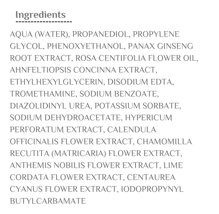 iD Skin Identity Generics Ginseng Revitalizing Toner - 250ml | اي دي سكين تونر للوجه بخلاصة الجنسنغ - 250 مل