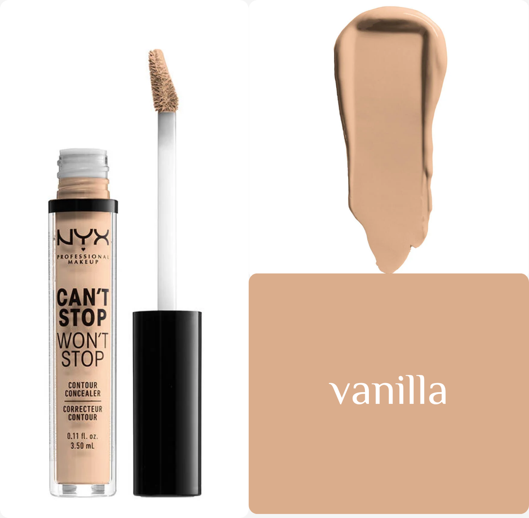 NYX Ladies Can't Stop Won't Stop Contour Concealer - 3.50ml | ان واي اكس كونسيلر تحديد الوجه - 3.5 مل