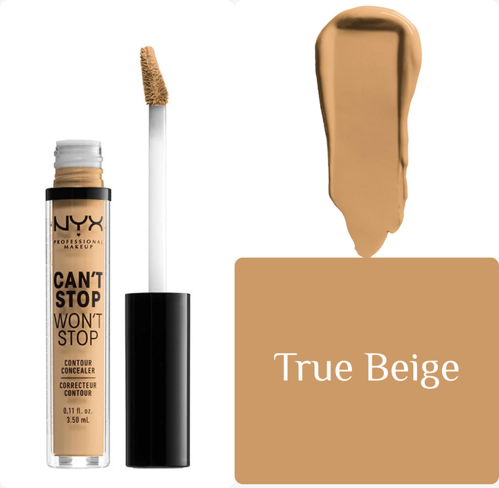 NYX Ladies Can't Stop Won't Stop Contour Concealer - 3.50ml | ان واي اكس كونسيلر تحديد الوجه - 3.5 مل