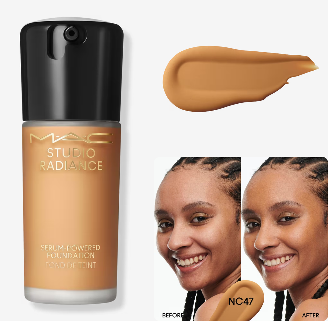 Mac Studio Radiance Serum-Powered Foundation - 30ml |ماك كريم أساس ستوديو راديانس مع سيروم – ٣٠ مل