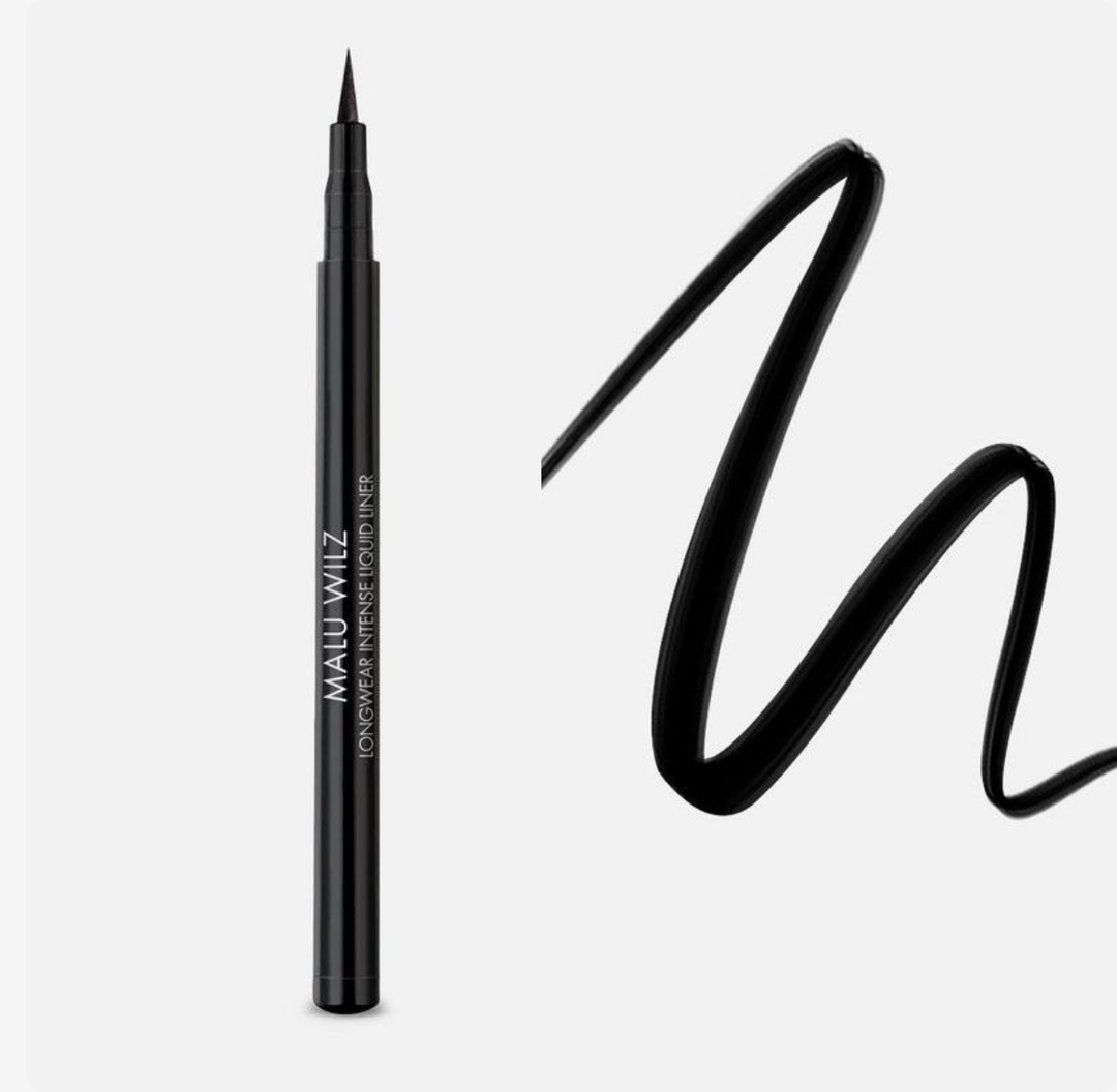 Malu Wilz longwear Intense Liqud Liner black - 0.6ml | مالو ويلز قلم تحديد العيون السائل طويل الثبات – أسود مكثف – 0.6 مل