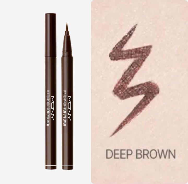 MQNY Waterproof Pen Eyeliner - 0.6g | قلم آيلاينر إم كيو إن واي مقاوم للماء – 0.6 غ