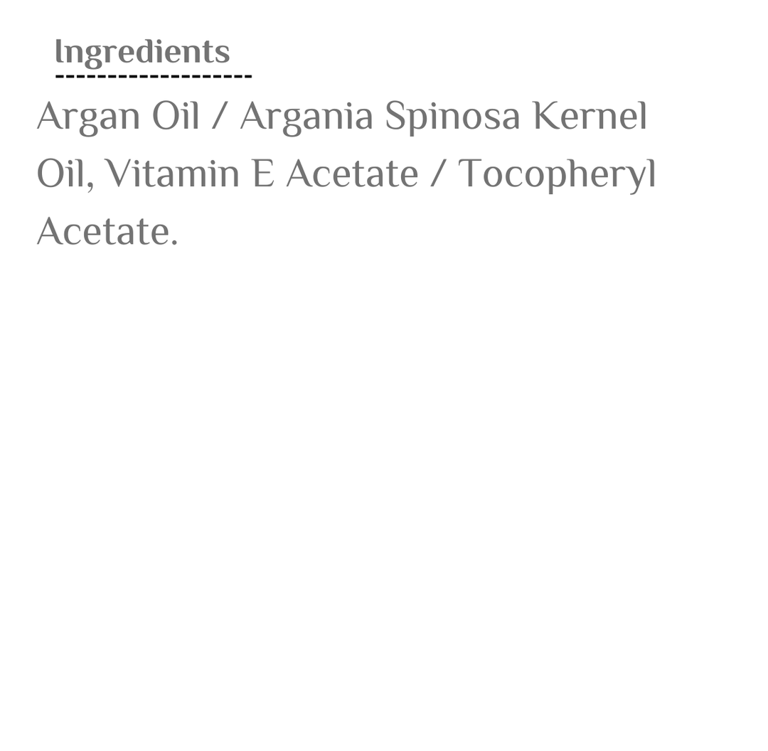 REVOX Just Argan Oil 100% Daily Nourishment - 30ml | ريفوكس زيت الأرغان النقي 100% للتغذية اليومية – 30 مل