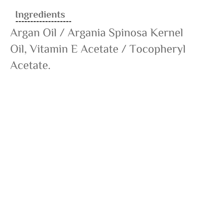 REVOX Just Argan Oil 100% Daily Nourishment - 30ml | ريفوكس زيت الأرغان النقي 100% للتغذية اليومية – 30 مل