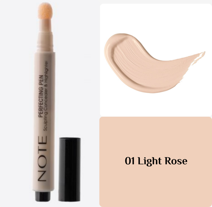 Note Perfecting Pen Sclpting Concealer & Highlighter - 3ml| نوت قلم كونسيلر وهايلايتر-3 مل