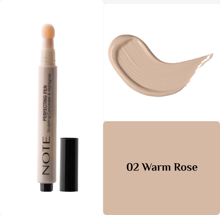 Note Perfecting Pen Sclpting Concealer & Highlighter - 3ml| نوت قلم كونسيلر وهايلايتر-3 مل