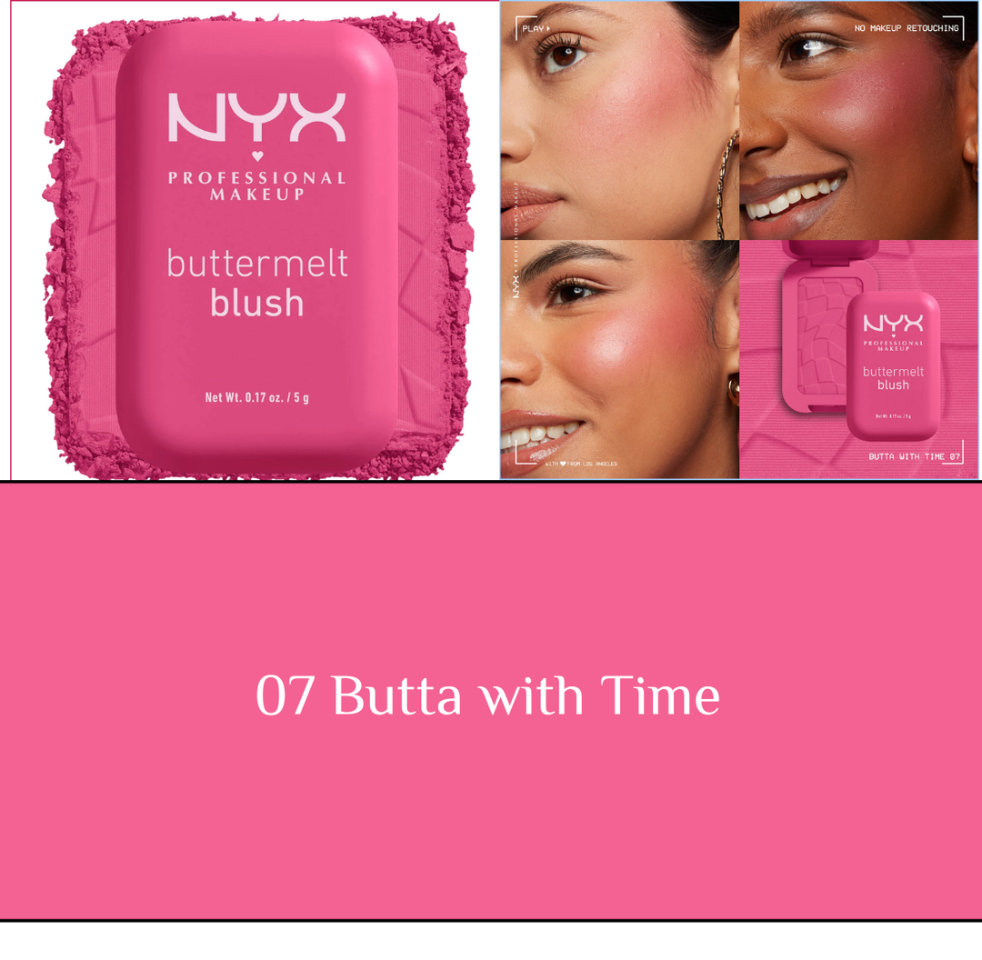 NYX Buttermelt Blush - 5g | ان واي اكس بلاش - ٥ غرام