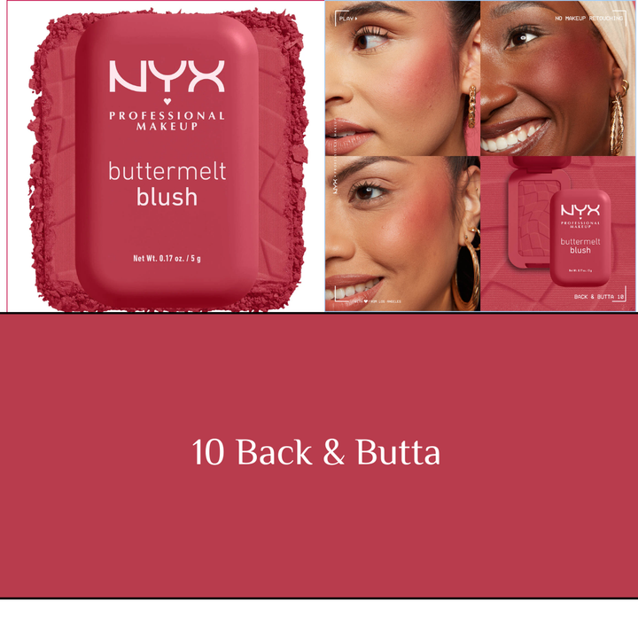 NYX Buttermelt Blush - 5g | ان واي اكس بلاش - ٥ غرام