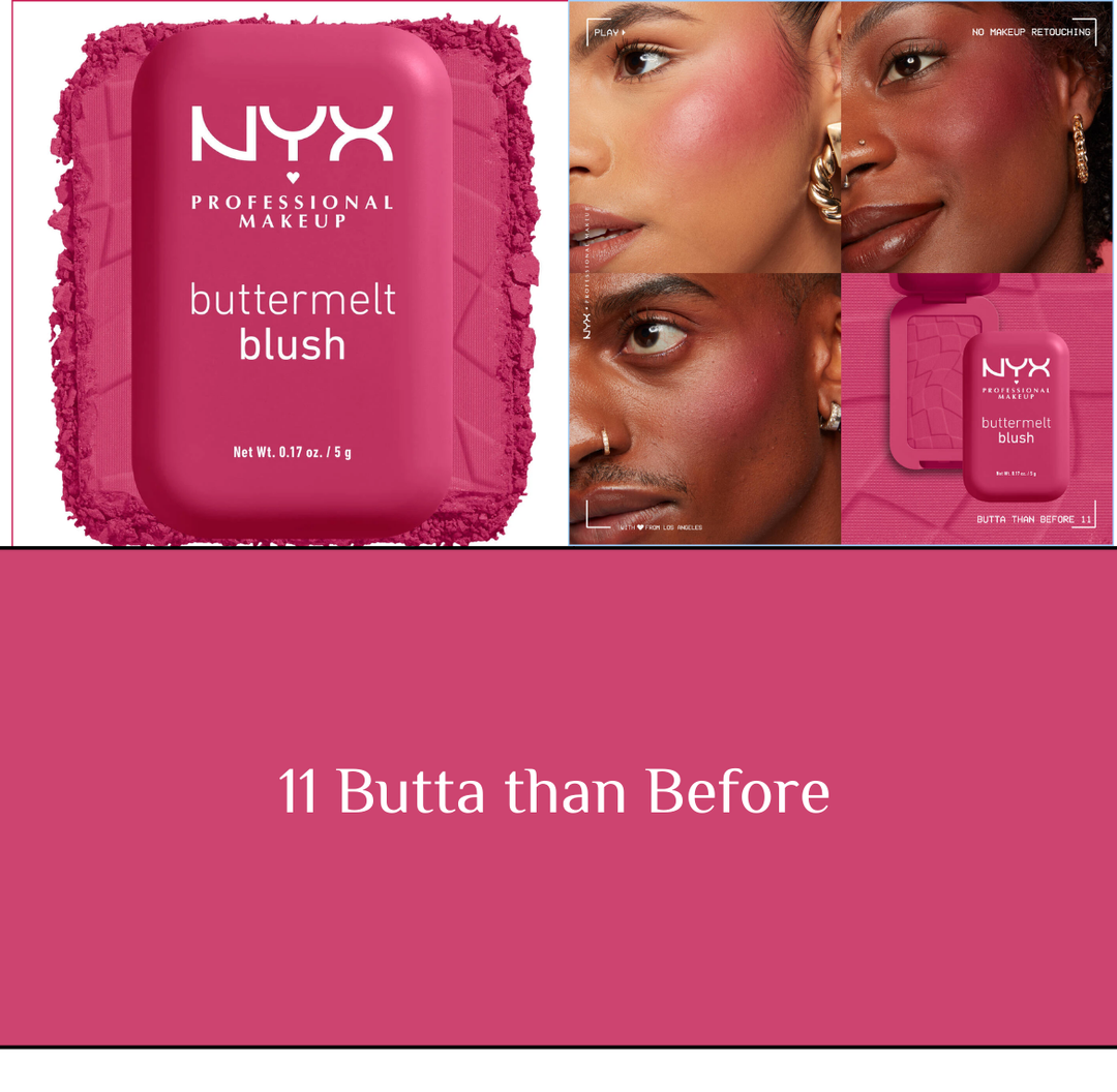 NYX Buttermelt Blush - 5g | ان واي اكس بلاش - ٥ غرام