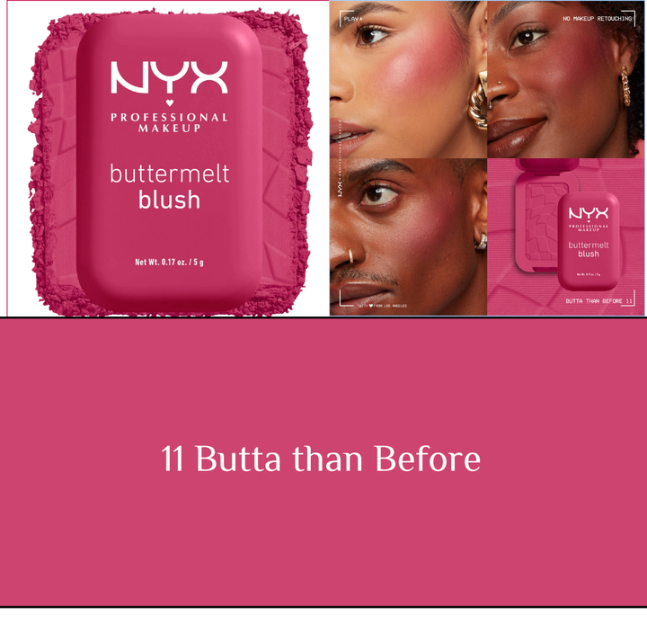 NYX Buttermelt Blush - 5g | ان واي اكس بلاش - ٥ غرام
