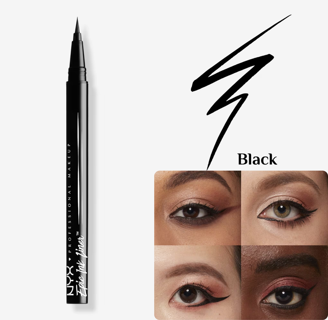 NYX Epic Ink Waterproof Liner - 1ml | ان واي اكس ايلاينر سائل ضد الماء - 1 مل