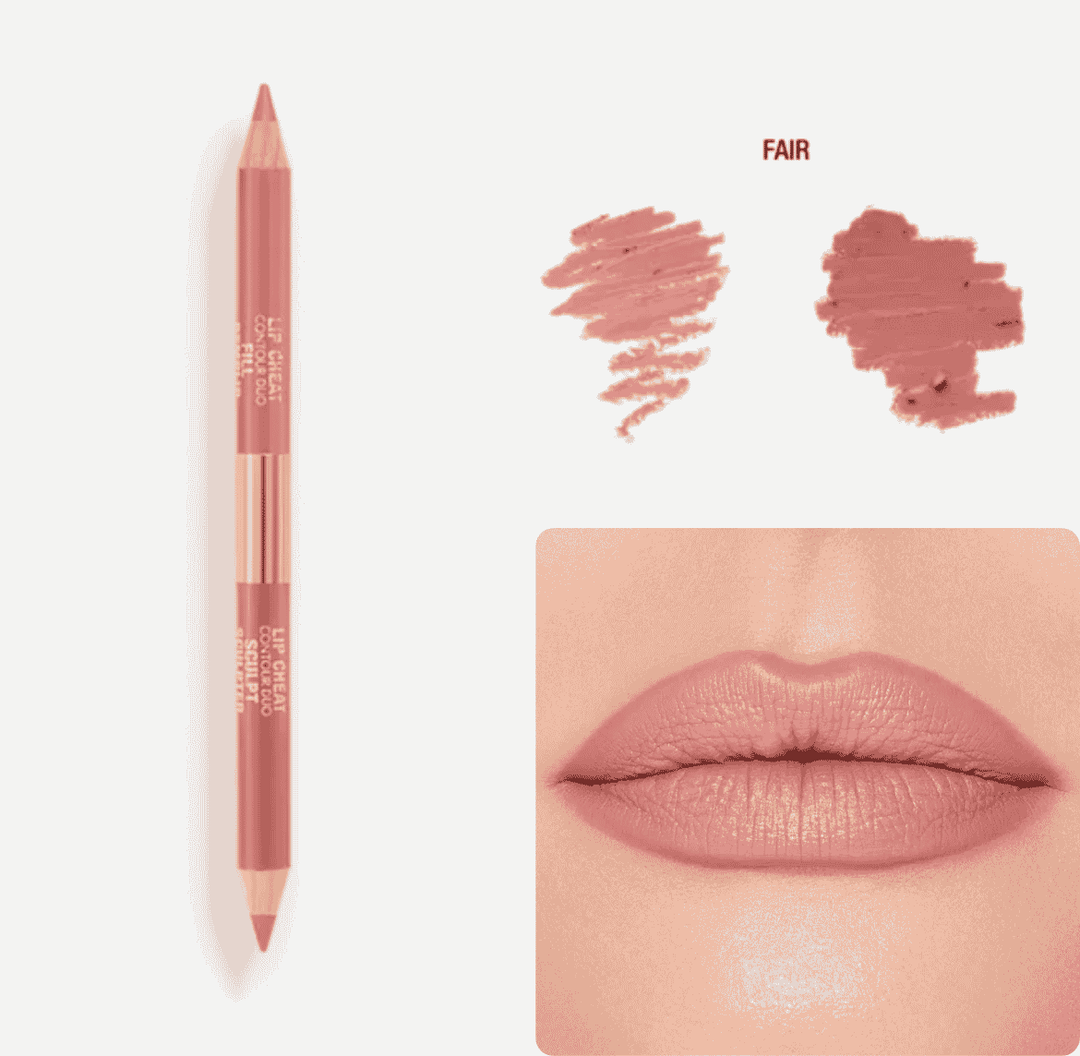 Charlotte Tilbury Lip Cheat Contour Duo - 0.78g | شارلوت تلبوري قلم تحديد شفاه ديو - 0.78غ