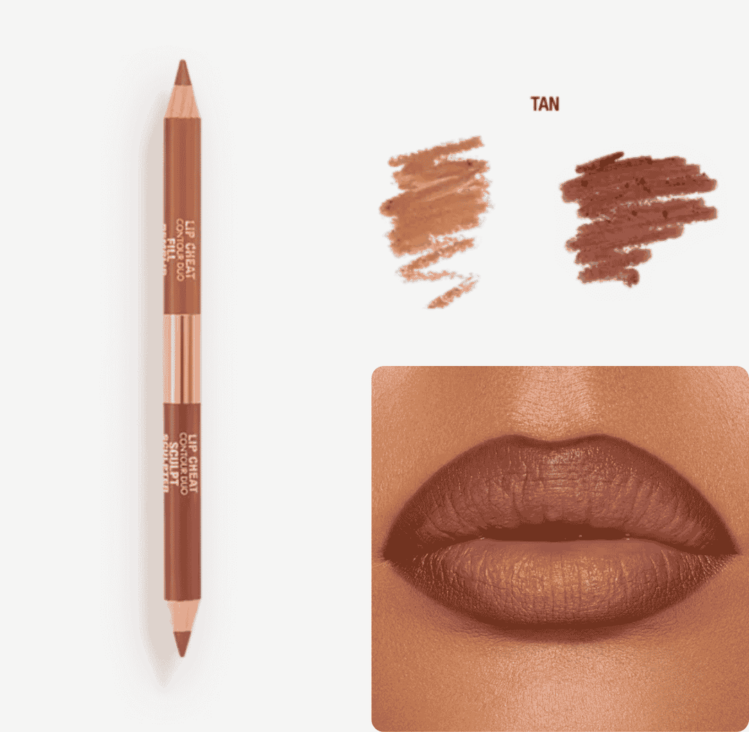 Charlotte Tilbury Lip Cheat Contour Duo - 0.78g | شارلوت تلبوري قلم تحديد شفاه ديو - 0.78غ