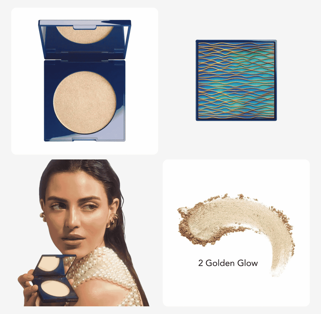ARTDECO Highlighter Diamond Beauty Powder - 7g | ارديكو هايلايتر دايموند بيوتي باودر - 7 غرام