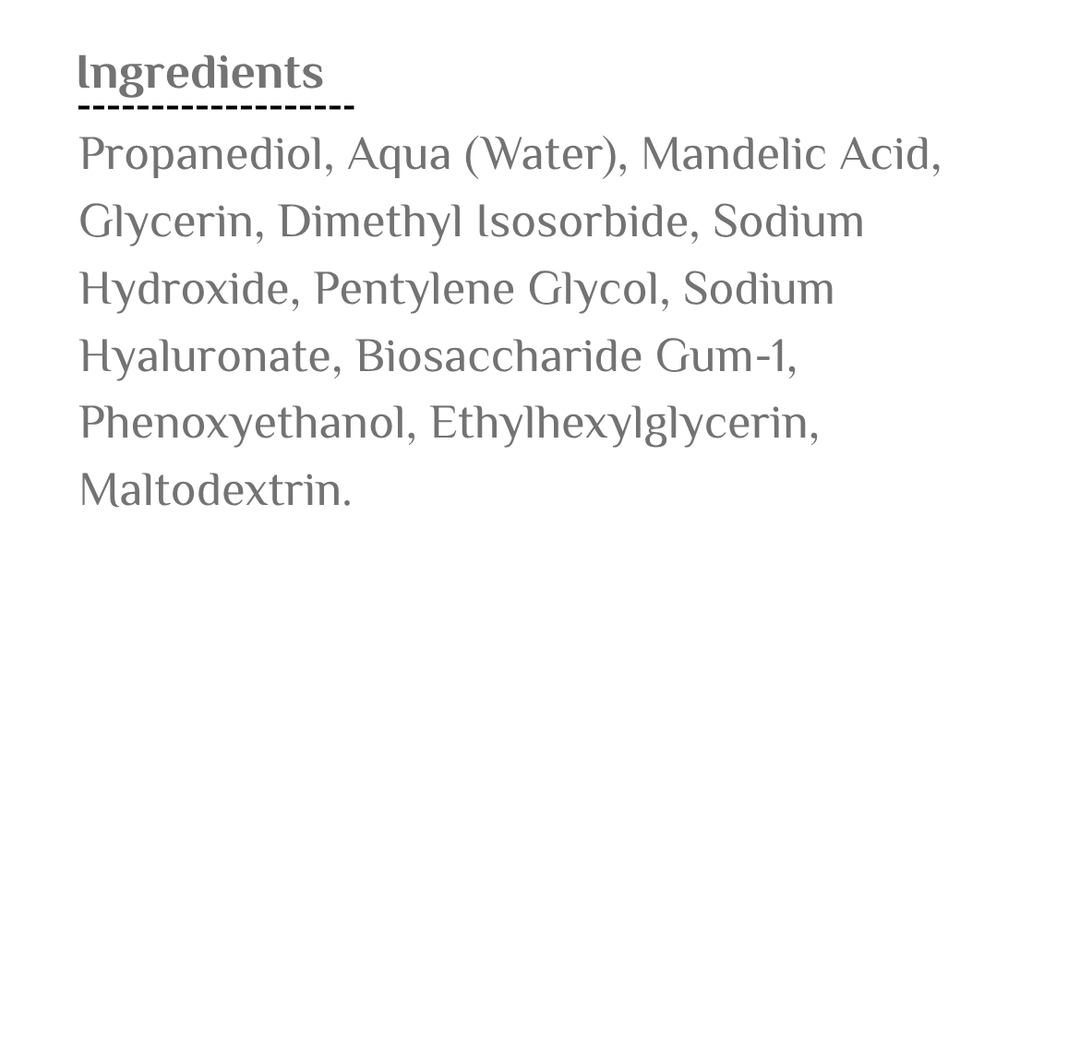 COSMO MANDELIC ACID 10% FACE SERUM - 30ml | كوزمو سيروم وجه حمض الماندليك 10٪ - 30مل