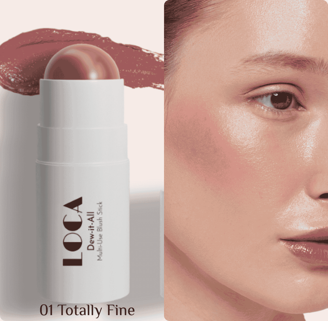 LOCA Cream Blush Stick Dew It All - 5g | لوكا بلاش متعدد الاستخدامات - 5غ