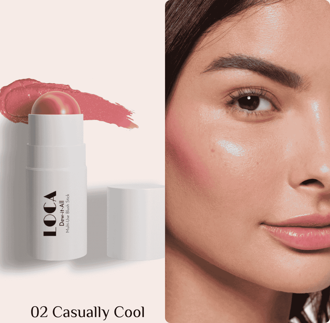LOCA Cream Blush Stick Dew It All - 5g | لوكا بلاش متعدد الاستخدامات - 5غ