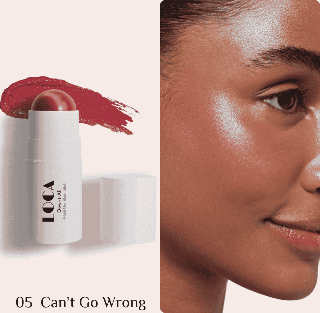 LOCA Cream Blush Stick Dew It All - 5g | لوكا بلاش متعدد الاستخدامات - 5غ