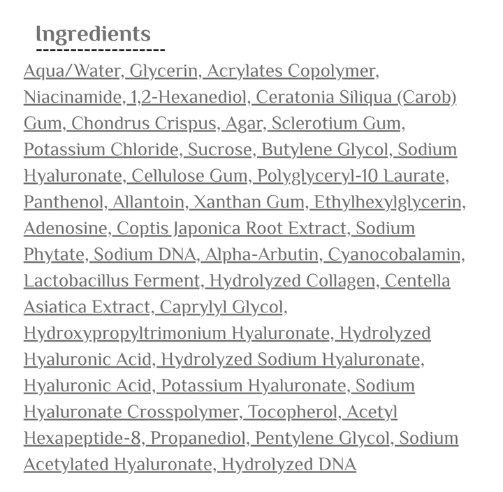 COSRX 5 PDRN Hyaluronic Acid Vital Hydrating Hydrogel Mask - 34gx3pcs - 34g | كوزركس ماسك هيدروجيل حيوي مرطب – 3 أقنعة × 34 غ