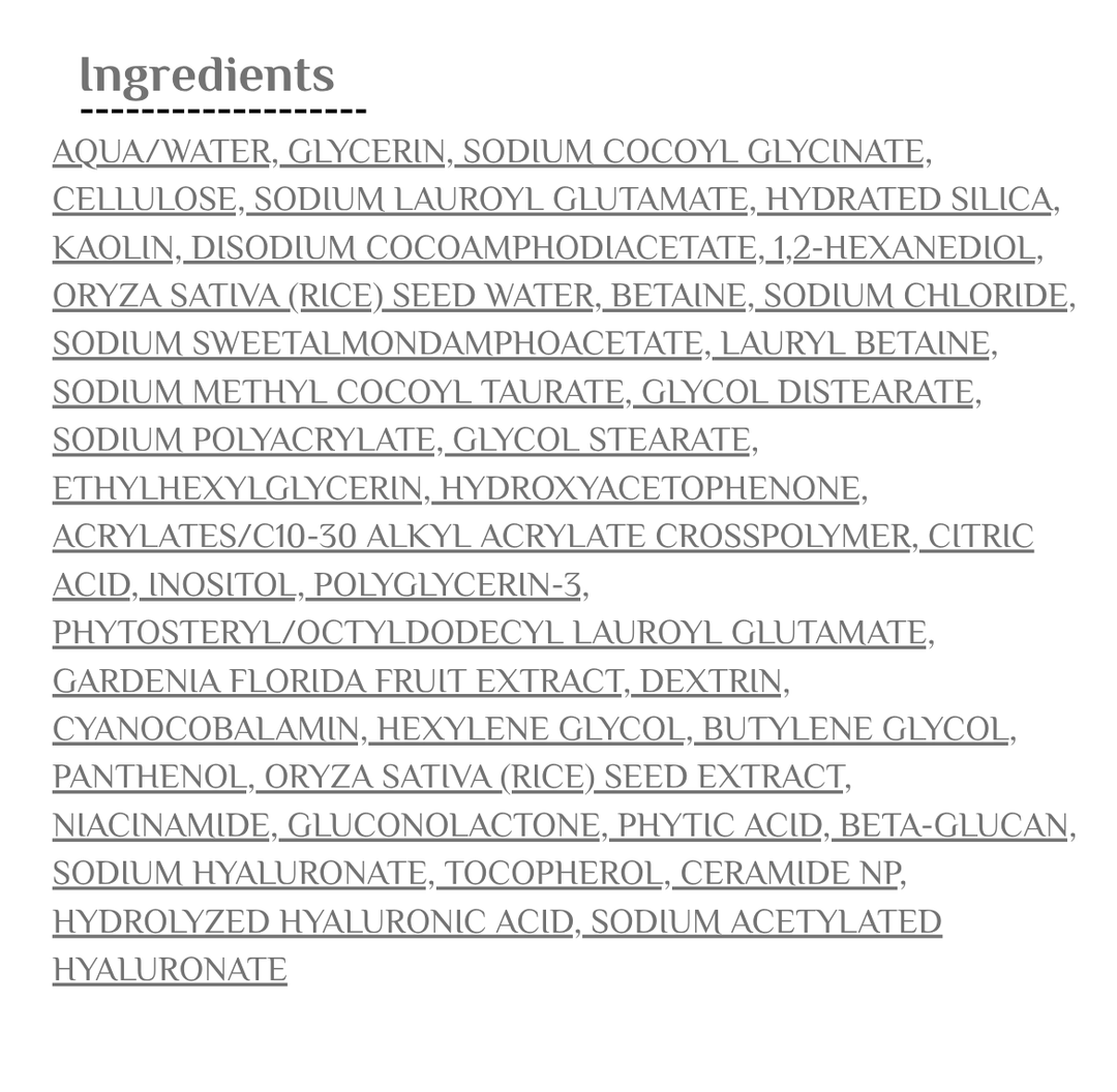COSRX - Red Rice Inositol Pore Clarifying Deep Cleanser - 150ml |  كوزركس غسول عميق لتنقية المسام بالأرز الأحمر والإينوزيتول – 150 مل