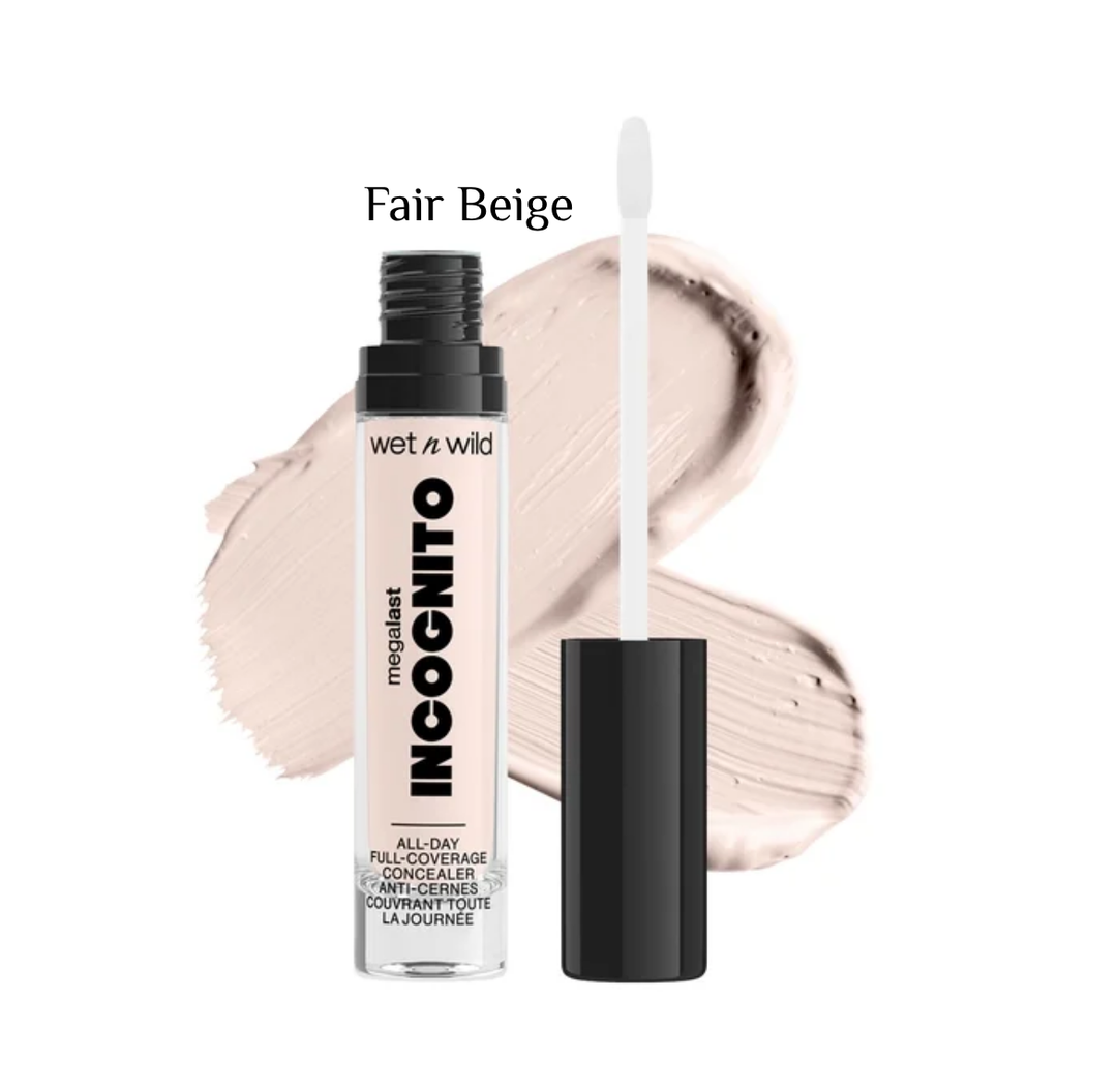 wet n wild MEGALAST INCOGNITO ALL-DAY FULL COVERAGE CONCEALER - 5.5ml | ويت ان وايلد كونسيلر بتغطية عالية يدوم طوال اليوم - 5.5 مل