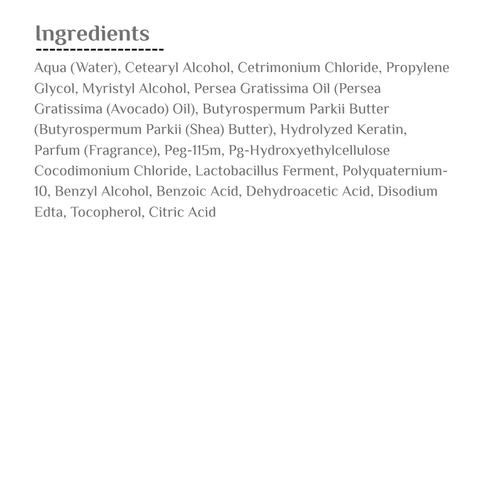 RoseBaie Professional Avocado Oil Curly Hair Mask - 500ml | روز باي باريس ماسك زيت الأفوكادو للشعر الكيرلي – 500 مل