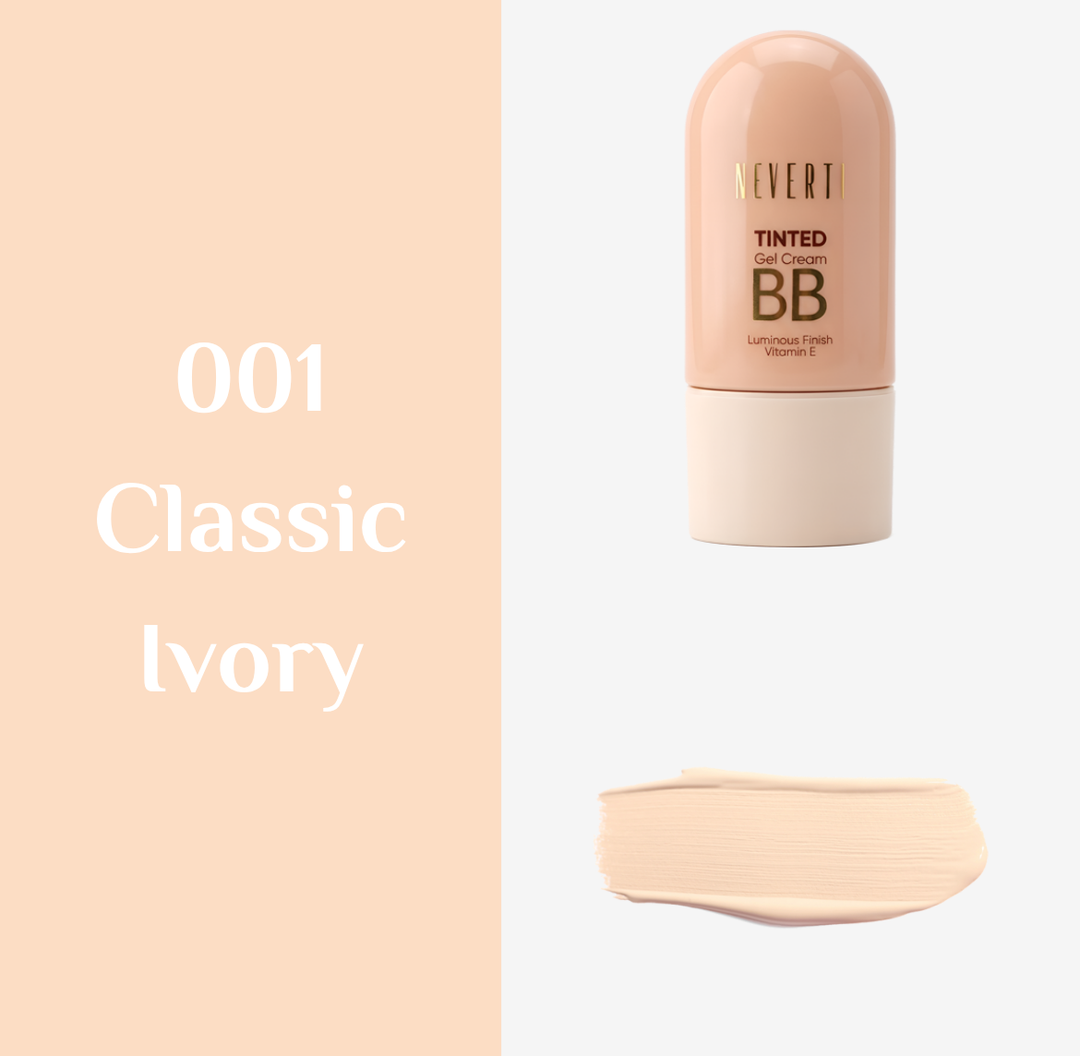 NEVERTI Tinted Gel BB Cream - 30ml | نيفرتي كريم بي بي ملون - 30مل