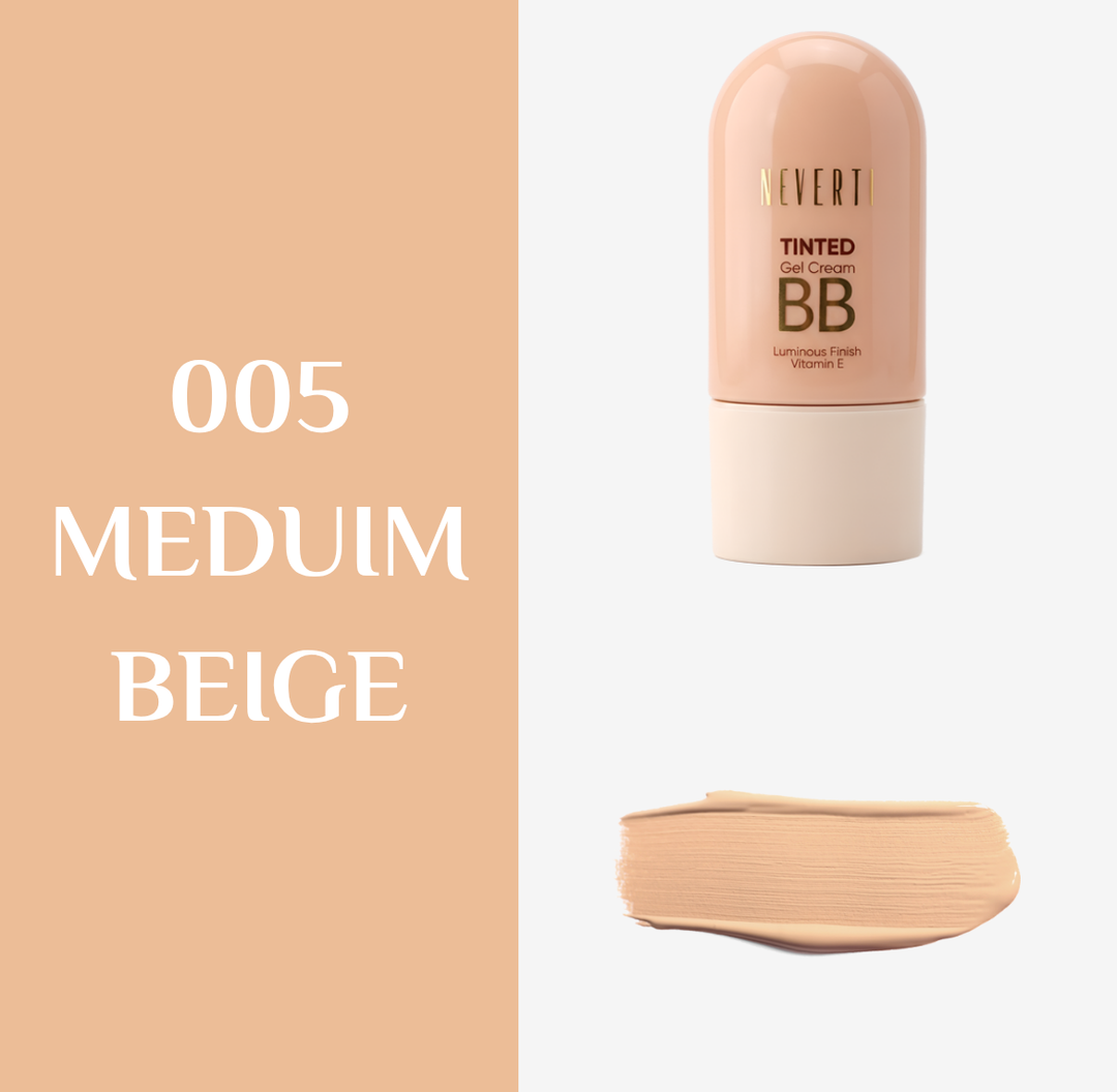 NEVERTI Tinted Gel BB Cream - 30ml | نيفرتي كريم بي بي ملون - 30مل
