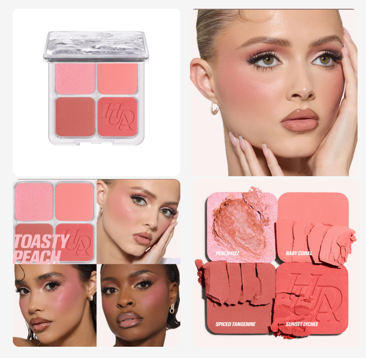 Huda beauty blush filter palette - 7.5g | هدى بيوتي باليت بلاش - 7.5 غ