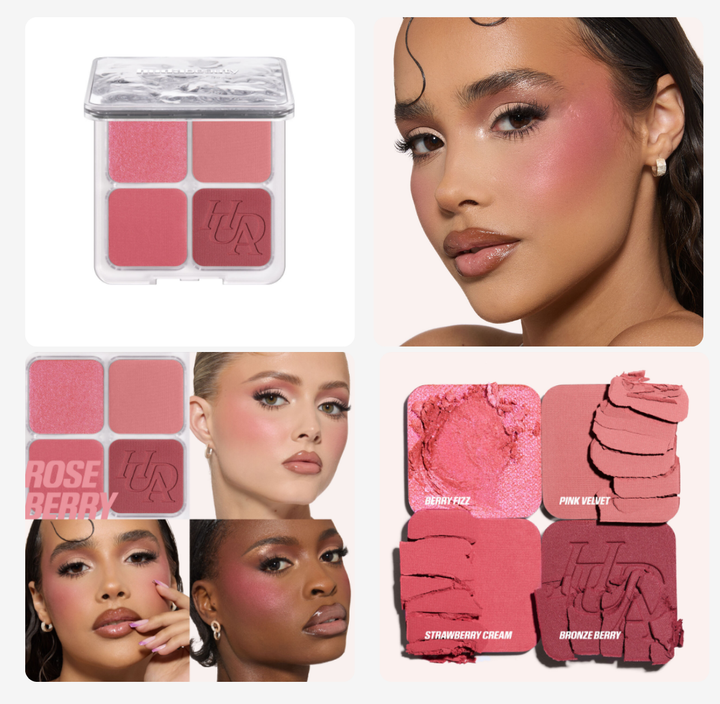 Huda beauty blush filter palette - 7.5g | هدى بيوتي باليت بلاش - 7.5 غ