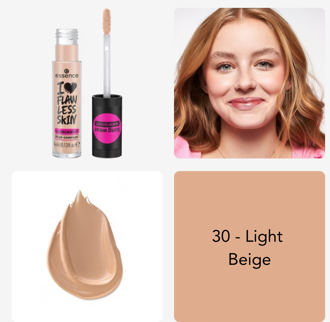 Essence I Love Flawless Skin Concealer - 4ml | ايسنس كونسيلر مات - 4 مل