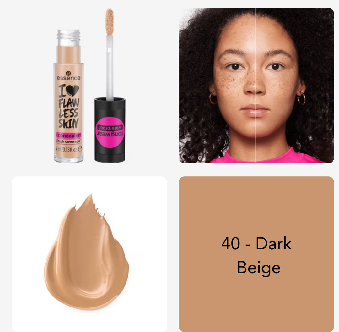 Essence I Love Flawless Skin Concealer - 4ml | ايسنس كونسيلر مات - 4 مل