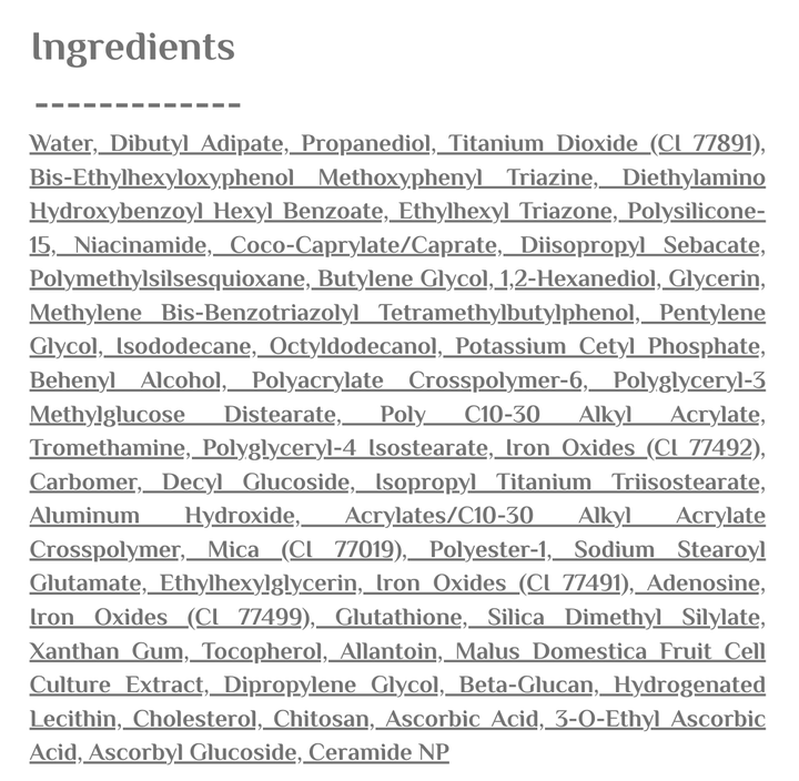 Abib GLUTATHIOSOME CC SONNECREEN SPF50+ TONING TOUBE 50ml | ابيب واقي شمسي spf+50 _ 50 مل