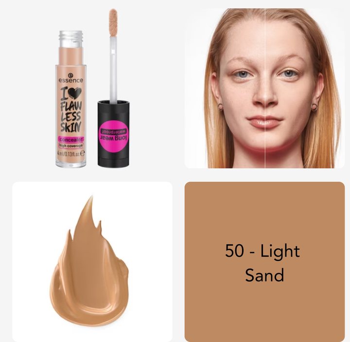 Essence I Love Flawless Skin Concealer - 4ml | ايسنس كونسيلر مات - 4 مل