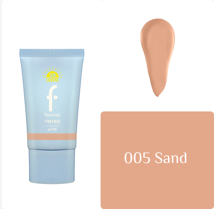 Flormar Tinted Moisturizer SPF 50 - 30ml | فلورمار مرطب ملون SPF 50 - 30مل