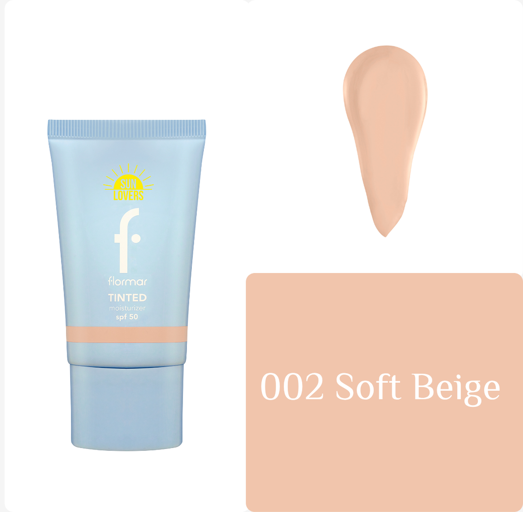 Flormar Tinted Moisturizer SPF 50 - 30ml | فلورمار مرطب ملون SPF 50 - 30مل