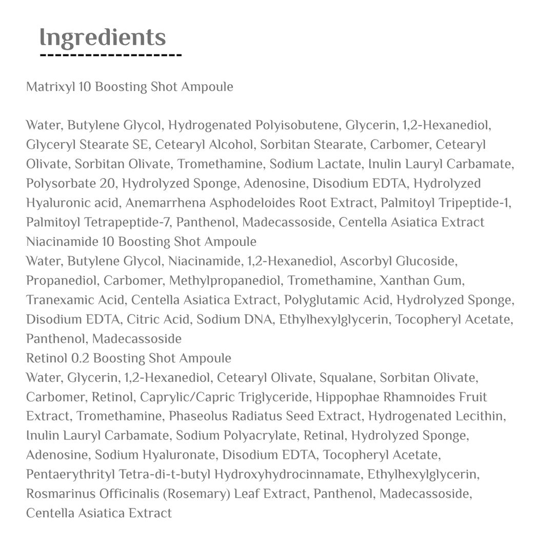 Skin1004 Madagascar Centella Boosting Ampoule Kit | سكين1004 مجموعة سيرومات للوجه