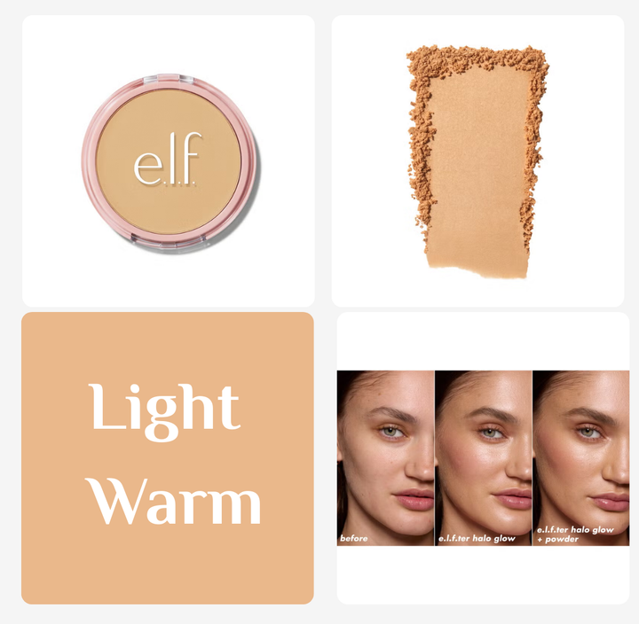 e.l.f. Halo Glow Powder Filter Foundation - 10g | الف بودرة اساس هالو غلو - 10 غ