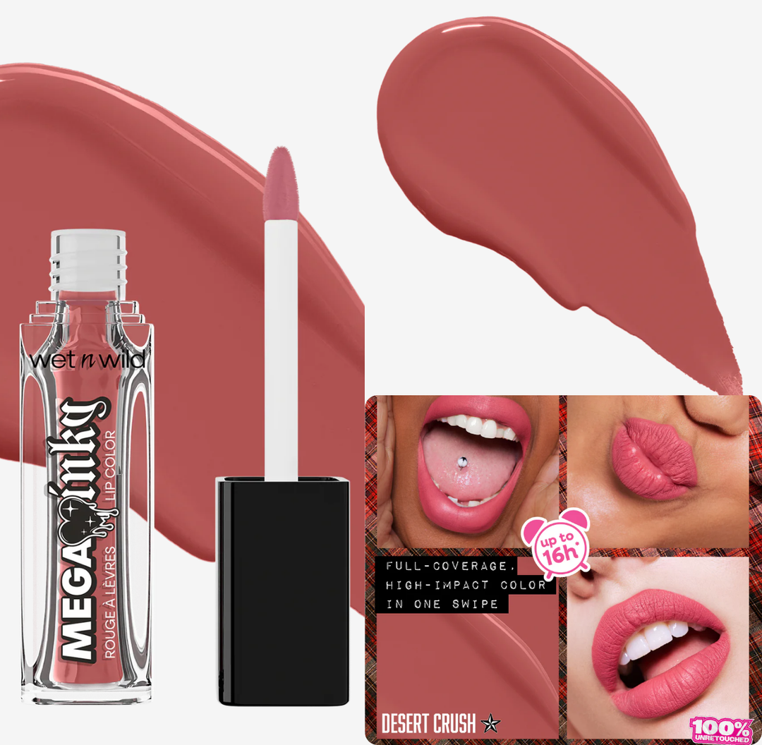 wet n wild Mega Inky Lip Color - 6.5ml | ويت ان وايلد أحمر شفاه سائل مطفي - 6.5 مل