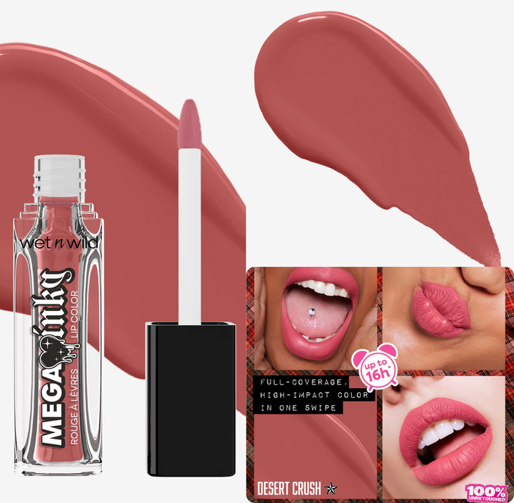 wet n wild Mega Inky Lip Color - 6.5ml | ويت ان وايلد أحمر شفاه سائل مطفي - 6.5 مل