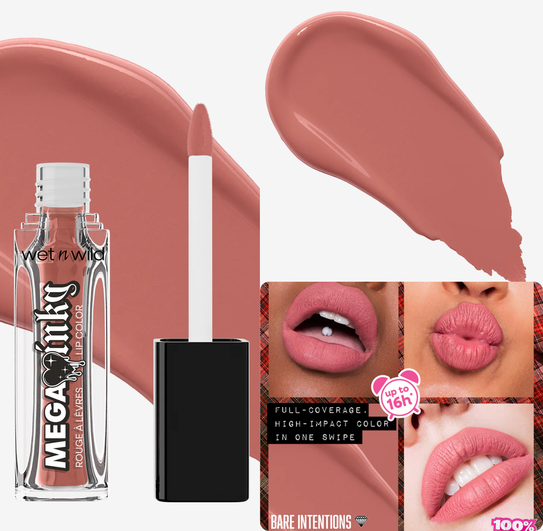 wet n wild Mega Inky Lip Color - 6.5ml | ويت ان وايلد أحمر شفاه سائل مطفي - 6.5 مل
