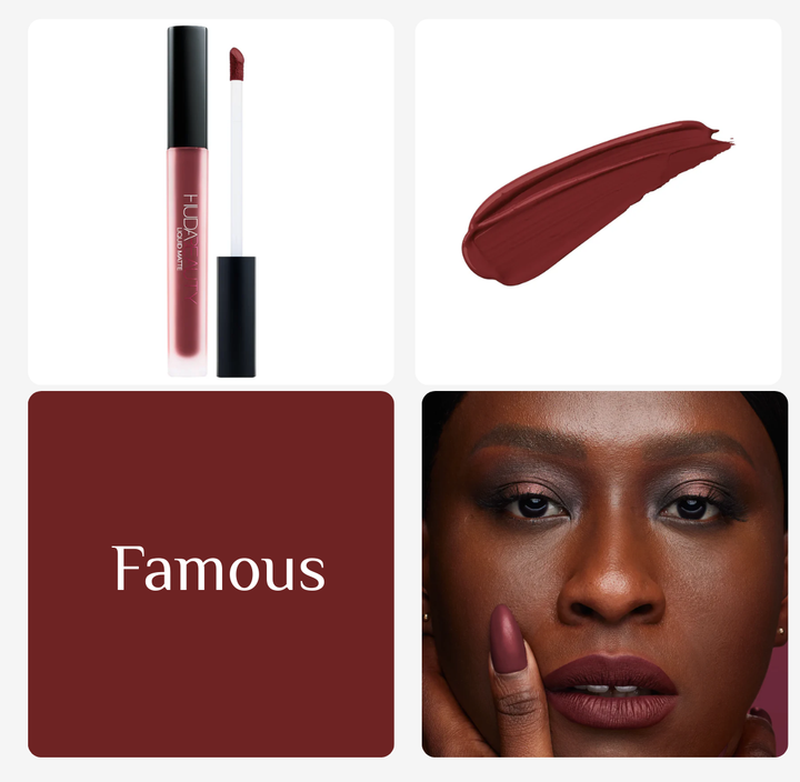 Huda Beauty Liquid Lipstick - 4.2ml | هدى بيوتي أحمر شفاه سائل - 4.2 مل