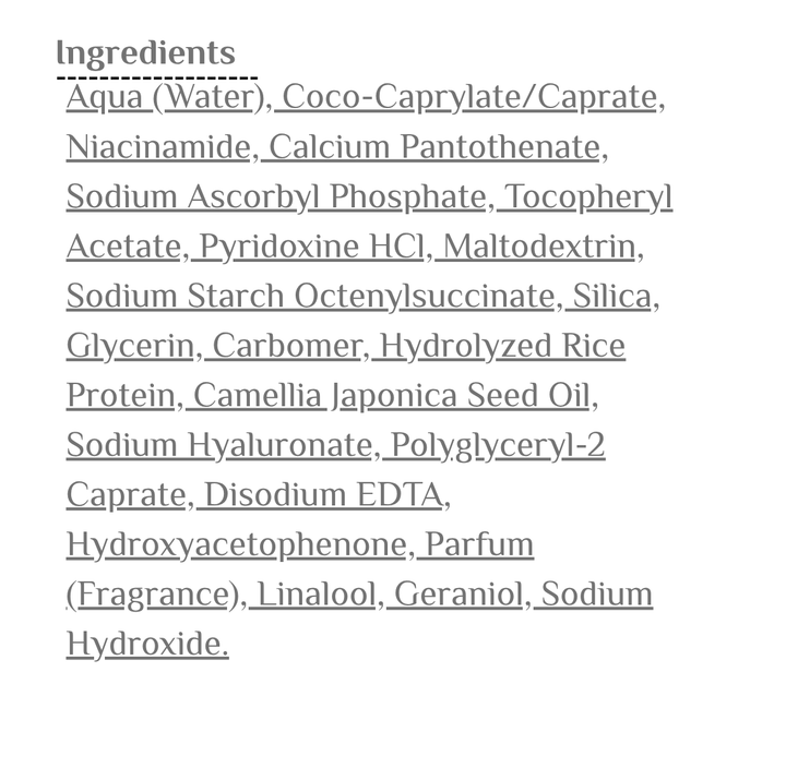 ziaja Vitamin C.B3 Niacinamide Skin Renewal Active Face Serum - 30ml | جايا سيروم الوجه لتجديد البشرة – 30 مل