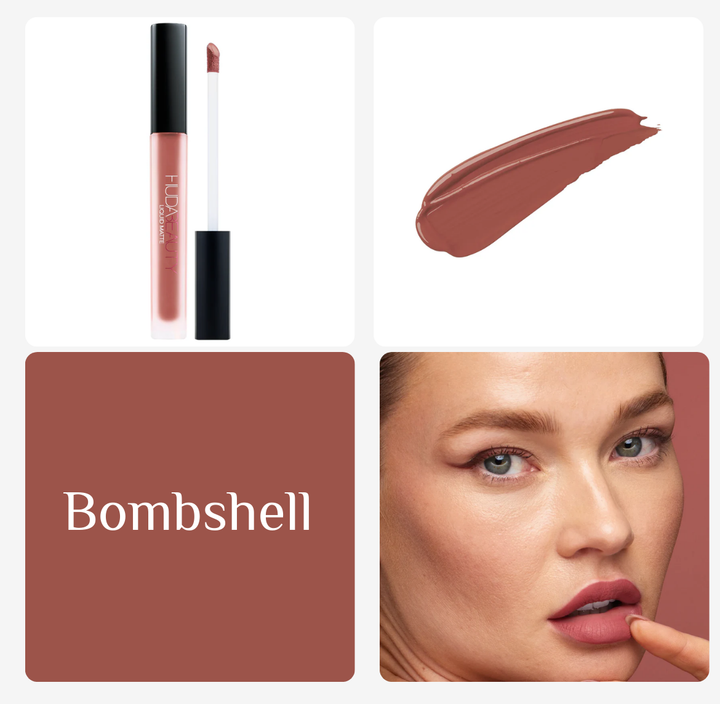 Huda Beauty Liquid Lipstick - 4.2ml | هدى بيوتي أحمر شفاه سائل - 4.2 مل