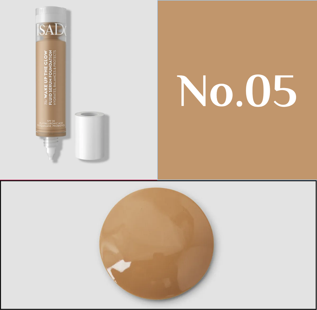 Isadora The Wake Up the Glow Fluid Serum Foundation - 30ml | إيزادورا كريم أساس سائل وايك أب ذا جلو - 30مل
