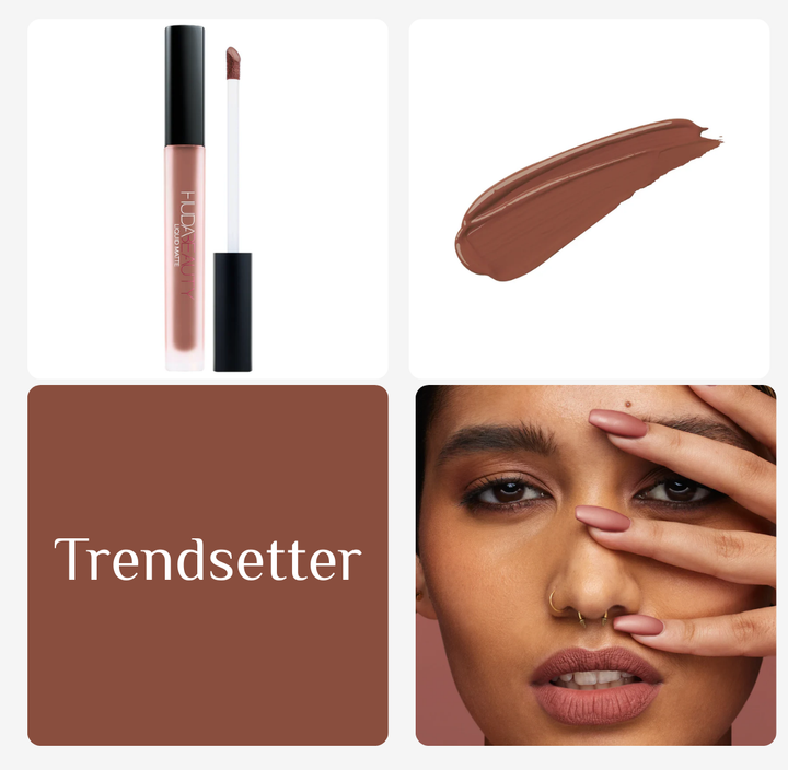 Huda Beauty Liquid Lipstick - 4.2ml | هدى بيوتي أحمر شفاه سائل - 4.2 مل
